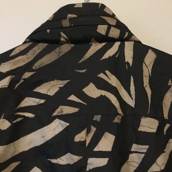 Alfani Abstract Animal Print Collared Jacket - Picture 10 of 13